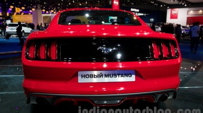 2015 Ford Mustang at the 2014 Moscow Motor Show rear
