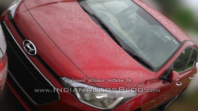 2015 Hyundai Elite i20 spied stockyard front