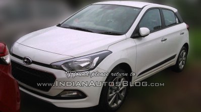 2015 Hyundai Elite i20 spied stockyard