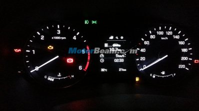 2015 Hyundai Elite i20 spotted cluster