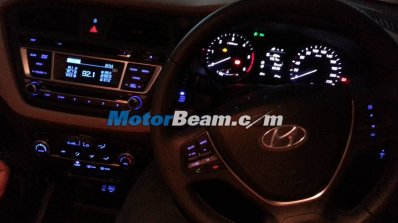2015 Hyundai Elite i20 spotted interior