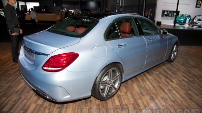 2015 Mercedes C Class rear right three quarter at the 2014 Moscow Motor show
