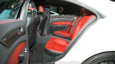 2015 Mercedes CLS 63 AMG rear seat at the 2014 Moscow Motor Show