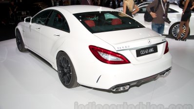2015 Mercedes CLS 63 AMG rear three quarter at the 2014 Moscow Motor Show