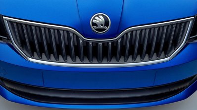 2015 Skoda Fabia teased grille