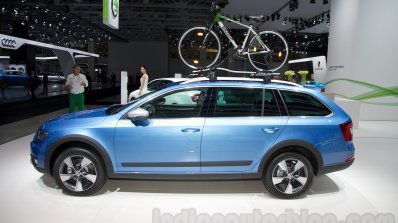 2015 Skoda Octavia Scout side at the 2014 Moscow Motor Show