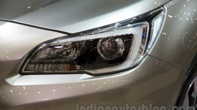 2015 Subaru Outback Prototype headlamp at the 2014 Moscow Motor Show