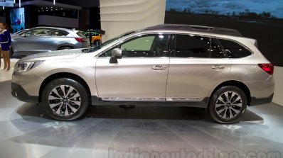 2015 Subaru Outback Prototype profile at the 2014 Moscow Motor Show