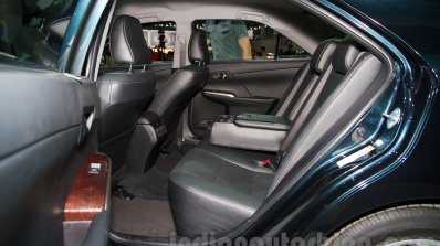 2015 Toyota Camry rear seats at the 2014 Moscow Motor Show