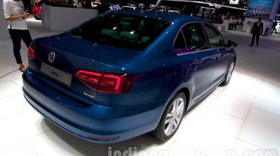 2015 VW Jetta facelift at the 2014 Moscow Motor rear quarter