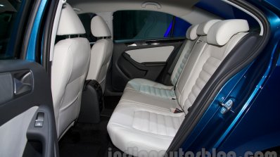 2015 VW Jetta facelift at the 2014 Moscow Motor rear seat