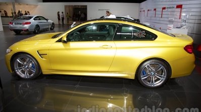 BMW M4 Coupe at the 2014 Moscow Motor Show side