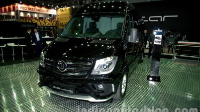 BRABUS Business Lounge at the 2014 Moscow Motor Show front quarter