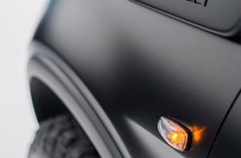 Chevrolet Niva teased fender