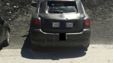 Fiat 500X spied rear