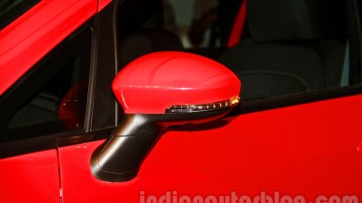 Fiat Punto Evo mirror at the launch