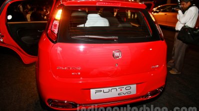 Fiat Punto Evo rear at the launch