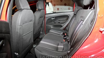Fiat Punto Evo rear seat at the launch