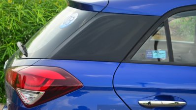 Hyundai Elite i20 Diesel Review C-Pillar