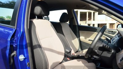 Hyundai Elite i20 Diesel Review front seat