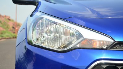 Hyundai Elite i20 Diesel Review headlamp