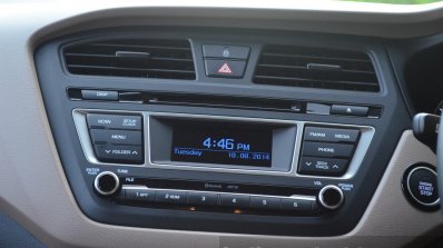 Hyundai Elite i20 Diesel Review music system
