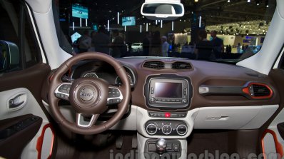 Jeep Renegade at the Moscow Motor Show 2014 dashboard