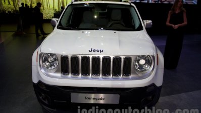Jeep Renegade front at the Moscow Motor Show 2014