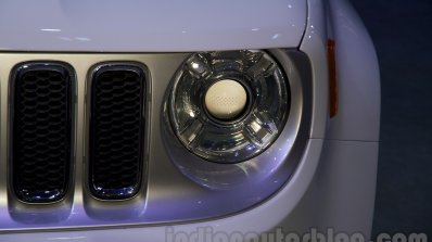 Jeep Renegade headlight at the Moscow Motor Show 2014