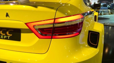 Lada Vesta WTCC concept taillight at the 2014 Moscow Motor Show