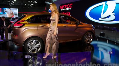 Lada X-Ray Concept 2 side at Moscow Motor Show 2014