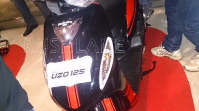 Mahindra Rodeo UZO 125 spied front