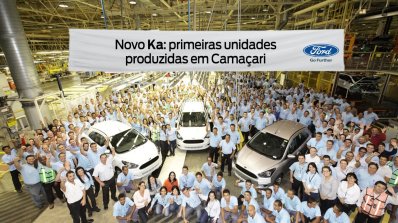 New Ford Ka production start press shot