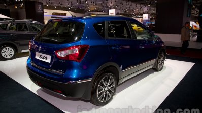 New Suzuki SX4 at the 2014 Moscow Motor Show rear three quarters