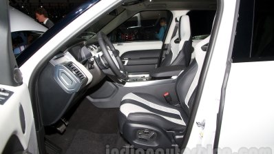 Range Rover Sport SVR at the 2014 Moscow Motor Show front seats