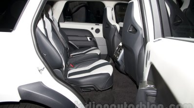 Range Rover Sport SVR at the 2014 Moscow Motor Show rear seat