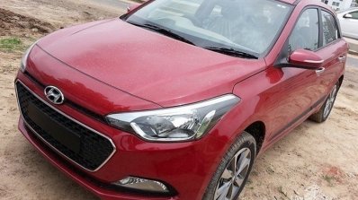 Spied 2015 Hyundai Elite i20 front