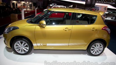 Suzuki Swift facelift side at the 2014 Moscow Motor Show