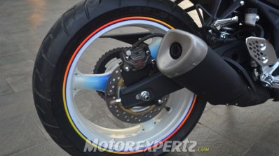 Yamaha R25 modified in Indonesia rear wheel