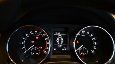 2014 Skoda Yeti facelift launch cluster