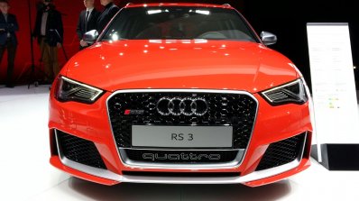 2015 Audi RS3 Sportback front view at the 2015 Geneva Motor Show