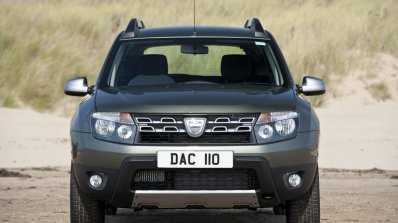 2015 Dacia Duster for UK front fascia press image