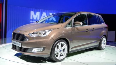 2015 Ford Grand C-Max frong left three quarter at the 2014 Paris Motor Show