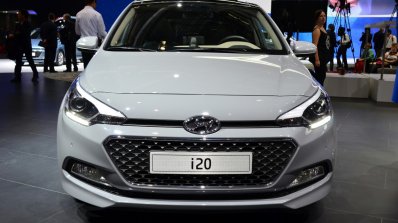 2015 Hyundai i20 front view at the 2014 Paris Motor Show