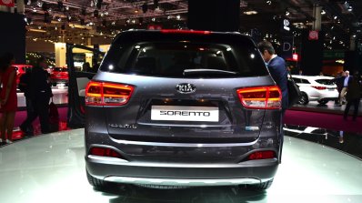 2015 Kia Sorento rear at the 2014 Paris Motor Show