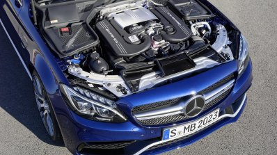 2015 Mercedes C 63 AMG 4.0L V8 engine press image