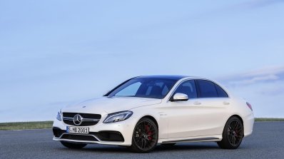 2015 Mercedes C 63 AMG S front three quarters press image