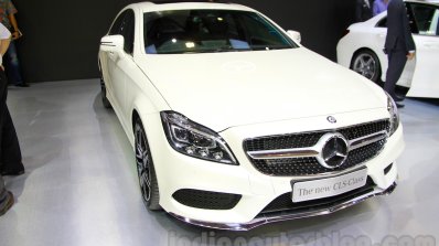 2015 Mercedes CLS front three quarters left at the 2014 Indonesia International Motor Show