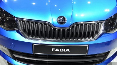 2015 Skoda Fabia grille at the 2014 Paris Motor Show