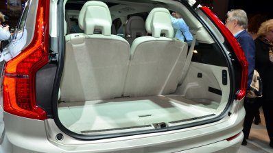 2015 Volvo XC90 boot at the 2014 Paris Motor Show